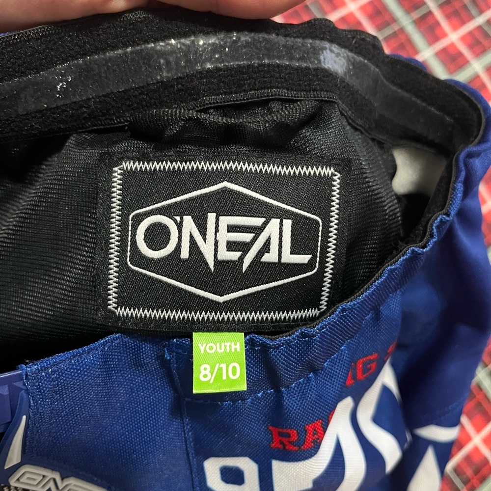Dynamic Kids Racing Pants - Blue and Red - Picture 8 of 8